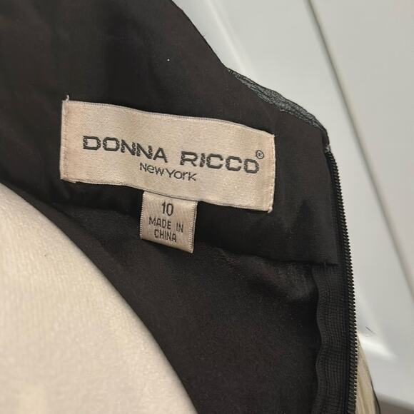 Donna Ricco size 10 Vintage Y2K Halter Open Back Silk Dress - Picture 14 of 16